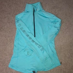 Baby blue under armour half zip!